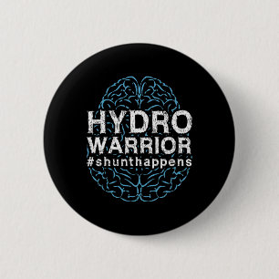 Bewustzijn Hydro Warrior Shunt gebeurt hersenen Ronde Button 5,7 Cm