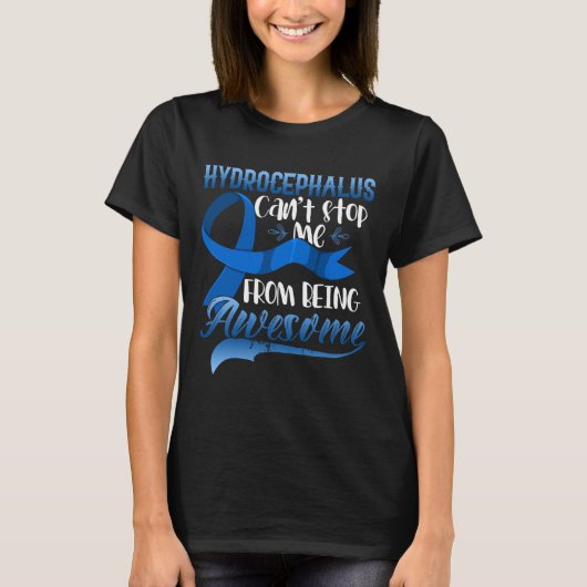 Bewustzijn Hydrocefalus Krijger Gift T-shirt (Voorkant)