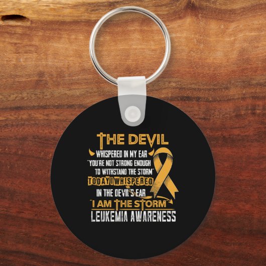 Bewustzijn Ik ben het Storm Duivel Sleutelhanger (Voorkant)