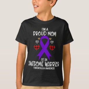 Bewustzijn Ik ben trots Mam van Geweldige Warrior T-shirt