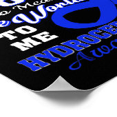 Bewustzijn - Ik Draag blauw voor zoon Poster (Hoek)