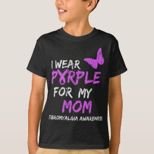 Bewustzijn Ik Draag Paarse Voor Mijn Mam 4 T-shirt