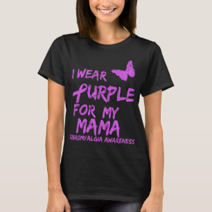 Bewustzijn Ik Draag Paarse Voor Mijn Mama 6 T-shirt