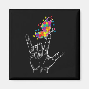 Bewustzijn Ik hou van je als hand gebarentaal bote Magneet