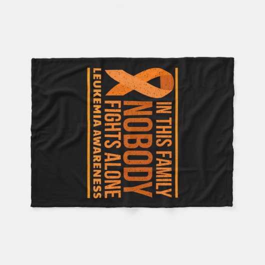 Bewustzijn in deze familie niemand vecht alleen fleece deken (Voorkant (Horizontaal))