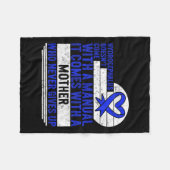 Bewustzijn komt niet met een manuele hydrocef 1 fleece deken (Voorkant (Horizontaal))