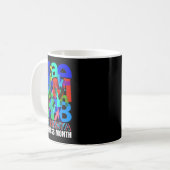 Bewustzijn Kostuum Silver Ribbon Warrior Kind Koffiemok (Voorkant links)