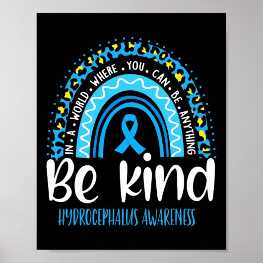 Bewustzijn Leopard Rainbow Kies vriendelijkheid Poster (Voorkant)