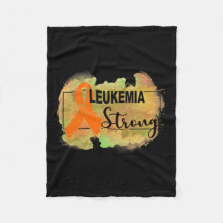 Bewustzijn leukemie sterk fleece deken