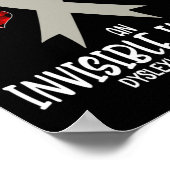 Bewustzijn Leven met een onzichtbare ziekte Poster (Hoek)