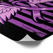 Bewustzijn Lint Vlag 2 Poster (Hoek)