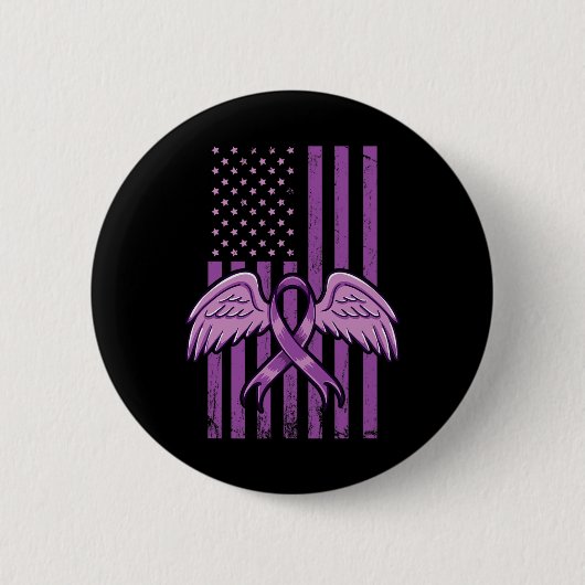 Bewustzijn Lint Vlag 2 Ronde Button 5,7 Cm (Voorkant)