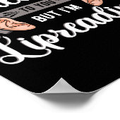 Bewustzijn Liplezen Gehoorapparaat Implantaat ASL Poster (Hoek)