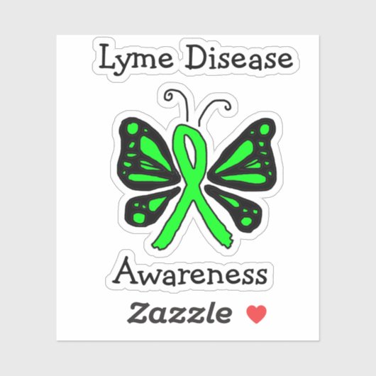 Bewustzijn Lymeziekte Sticker (Vel)