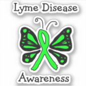 Bewustzijn Lymeziekte Sticker (Voorkant)