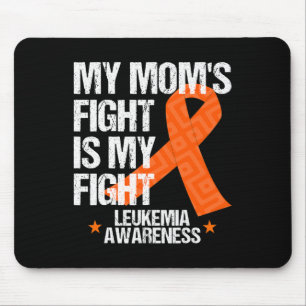 Bewustzijn Mama Vecht Oranje Ribbon Gift Idee Muismat