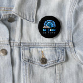 Bewustzijn moet vriendelijk zijn als handgebarenta ronde button 5,7 cm (In situ)