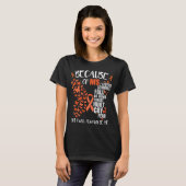 Bewustzijn Multiple Sclerosis Butterfly T-shirt (Voorkant volledig)