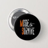 Bewustzijn - Multiple Sclerosis Warrior Ronde Button 5,7 Cm (Voorkant /achterkant)