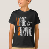 Bewustzijn - Multiple Sclerosis Warrior T-shirt (Voorkant)