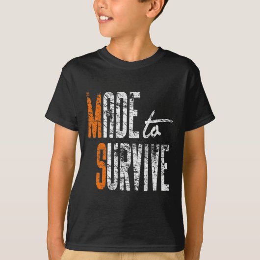 Bewustzijn - Multiple Sclerosis Warrior T-shirt (Voorkant)