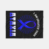 Bewustzijn Neurologisch teken Hemiataxie Blauw lin Fleece Deken (Voorkant (Horizontaal))