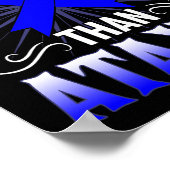 Bewustzijn Neurologisch teken Hemiataxie Blauw lin Poster (Hoek)