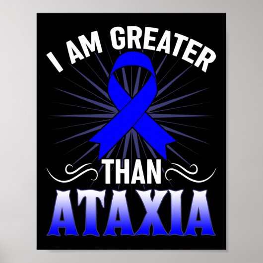 Bewustzijn Neurologisch teken Hemiataxie Blauw lin Poster (Voorkant)
