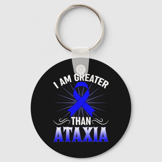 Bewustzijn Neurologisch teken Hemiataxie Blauw lin Sleutelhanger (Voorkant)