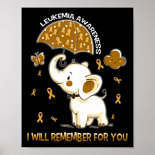 Bewustzijn olifant poster (Voorkant)
