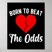 Bewustzijn op congenitale hartaandoeningen poster (Voorkant)