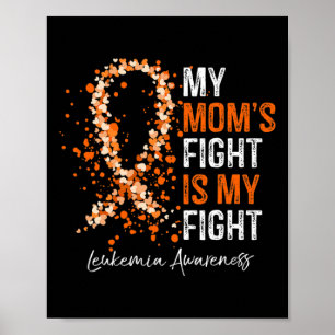 Bewustzijn Oranje lint Mijn moeders gevecht is mij Poster