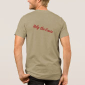 Bewustzijn over beperkingen Tri-Blend shirt (Achterkant)