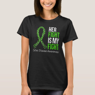 Bewustzijn over coeliakie Haar strijd is mijn stri T-shirt