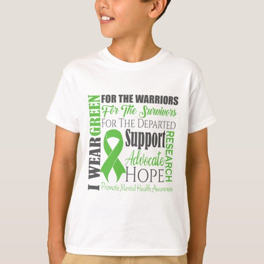 Bewustzijn over gezondheidsproblemen t-shirt (Voorkant)