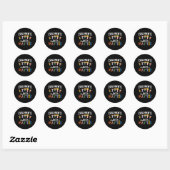 Bewustzijn over kinderhandel ronde sticker (Vel)