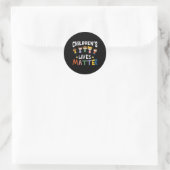 Bewustzijn over kinderhandel ronde sticker (Tas)