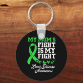 Bewustzijn over leverziekten Mijn moeders gevecht  Sleutelhanger (Voorkant)