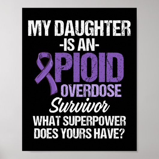 Bewustzijn overdosis Overlevende strijder 35 Poster (Voorkant)