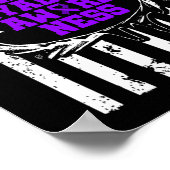 Bewustzijn Overlevende Trotse Strijder 8 Poster (Hoek)