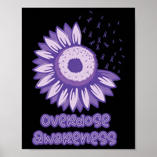 Bewustzijn Paarse lint opioïde Poster (Voorkant)
