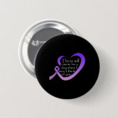 Bewustzijn Paarse lint Ronde Button 5,7 Cm (Voorkant /achterkant)