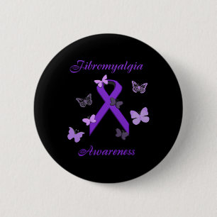 Bewustzijn Paarse onzichtbare ziekte Ronde Button 5,7 Cm