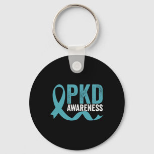 Bewustzijn Polycystic Kidney Disease Warrior Fight Sleutelhanger