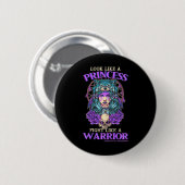 Bewustzijn Prinses vecht als een krijger Ronde Button 5,7 Cm (Voorkant /achterkant)