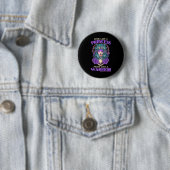 Bewustzijn Prinses vecht als een krijger Ronde Button 5,7 Cm (In situ)