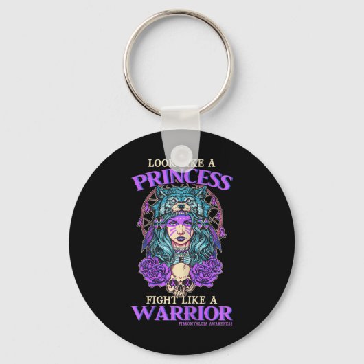 Bewustzijn Prinses vecht als een krijger Sleutelhanger (Voorkant)