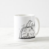 Bewustzijn Quote Gift voor uw dierbaren Koffiemok (Voorkant rechts)