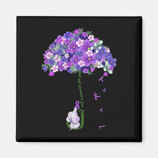 Bewustzijn Schattigee olifant die ik voor je zal o Magneet (Voorkant)