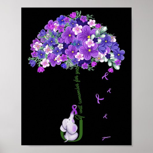 Bewustzijn Schattigee olifant die ik voor je zal o Poster (Voorkant)